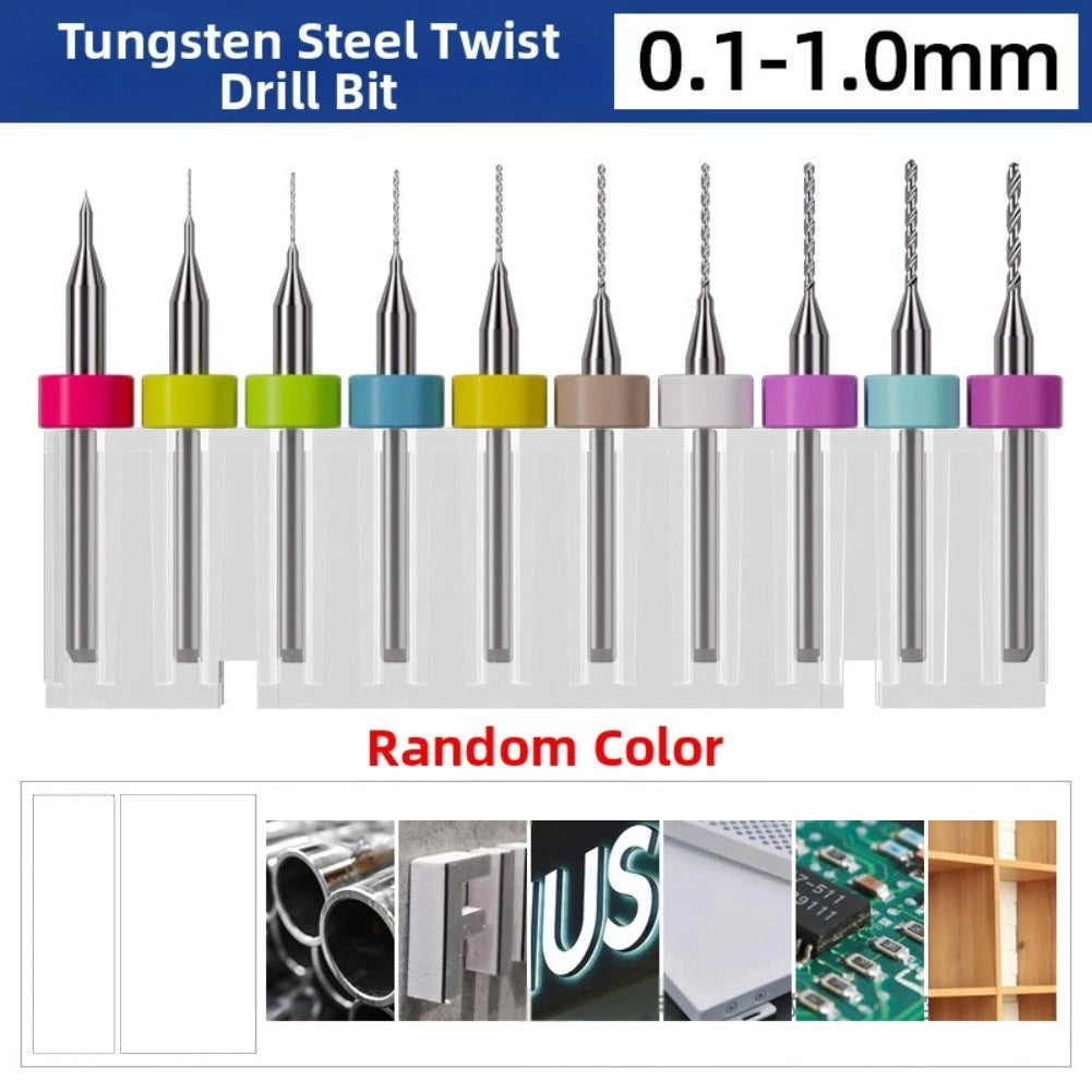 10 Piece Twist Drill Set for PCB and Soft Metal Applications