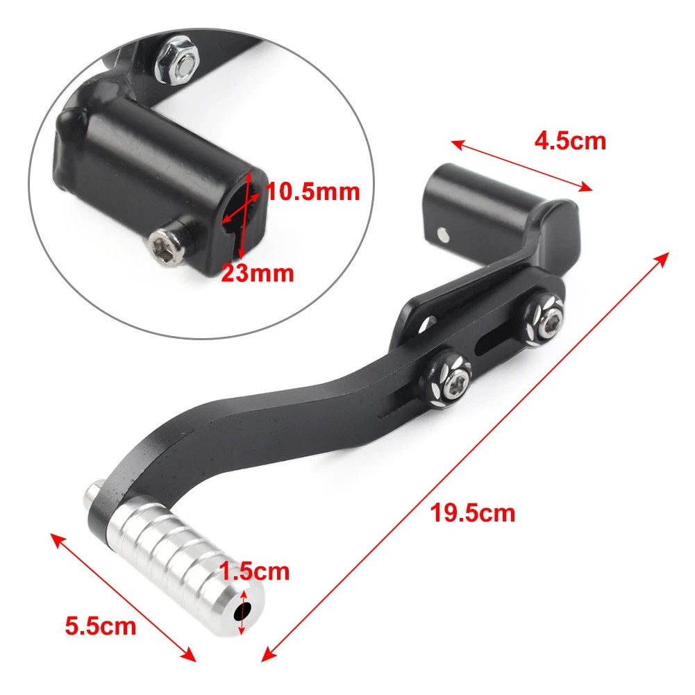 CNC Aluminum Gear Shift Lever Footrest Pedal Shifter for Universal Motorcycle