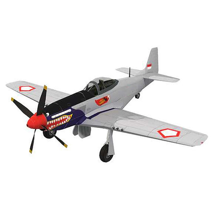 P-51D Mustang Fighter Model Kit for DIY Assembly (1:33 Scale)