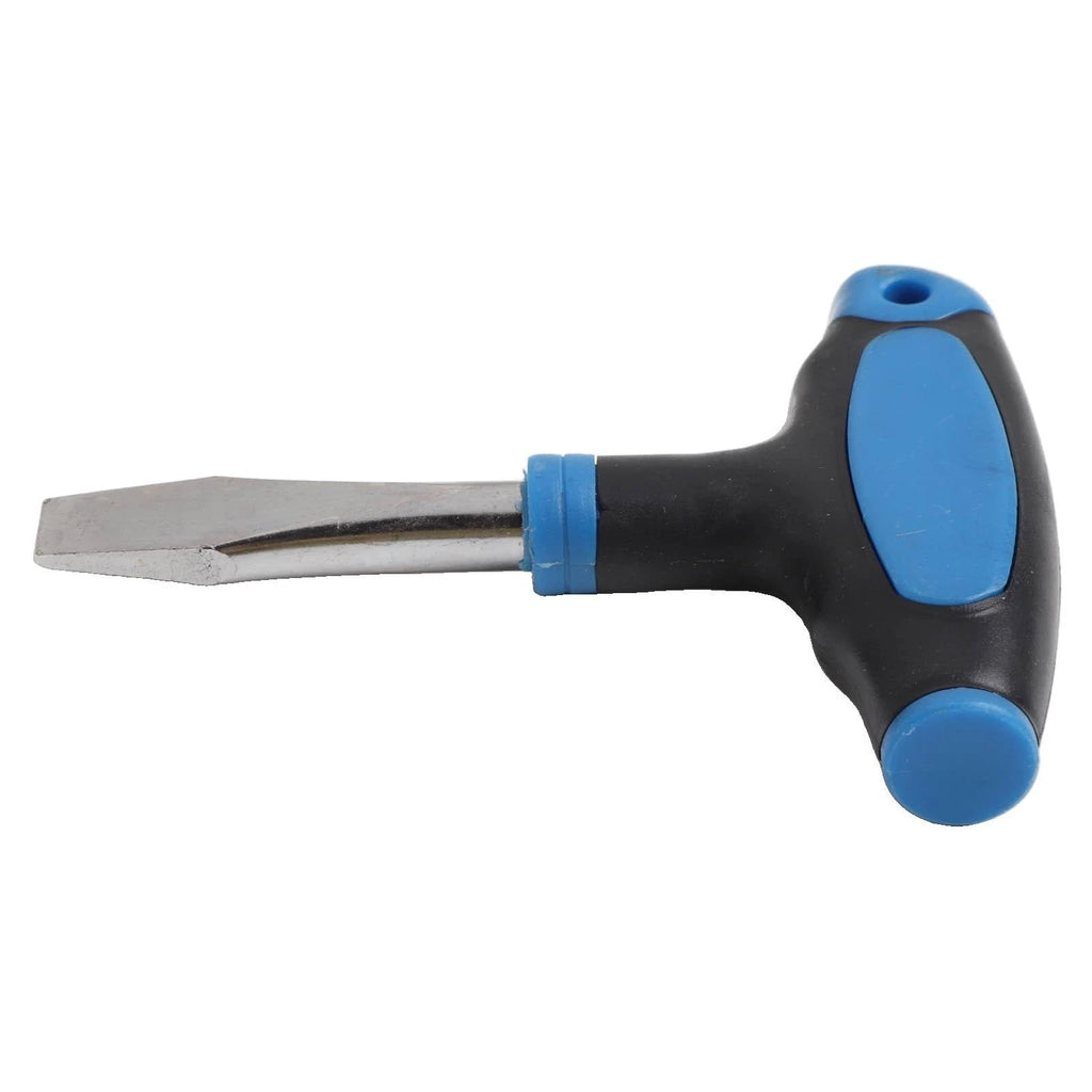Ergonomic T Handle Flathead Screwdriver for Easy Access to Slotted Screws