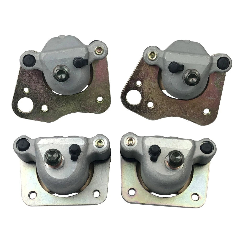 Front & Rear Brake Calipers w/Pads for Polaris Ranger 500 700 XP (2005–2021)