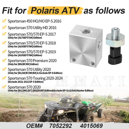 Front Fitting Cross & Brake Switch for Polaris Sportsman 450 570 (2014–2023)