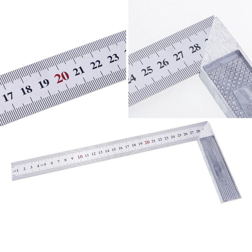 Measuring Tape Set of 2 Heavy Gauge Right Angle Ruler Tools