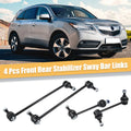 Sway Bar Links Front Rear Heavy Duty 4 Pieces for Acura MDX (2006–2013)