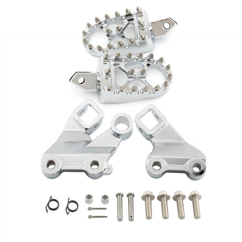 Chrome Front Footrest Pegs Mount Bracket for Yamaha Vmax 1200 (1985–2007)