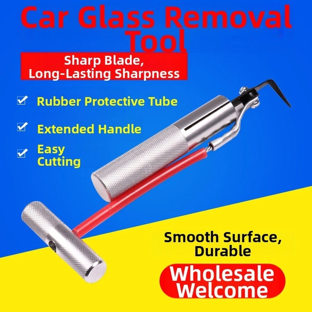 Windshield Removal Tool Kit for Automotive Glass (Red Alloy)