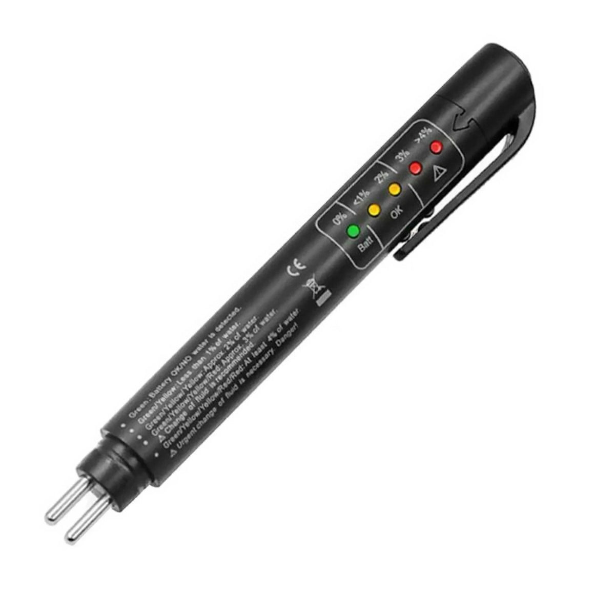 LED Brake Fluid Tester for Universal Vehicles (Digital Testing Tool)