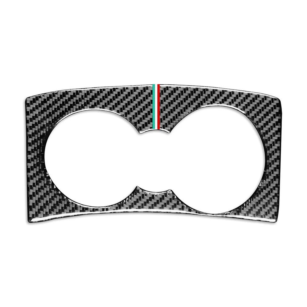 Interior Water Cup Holder Panel Cover Trim for Alfa Romeo Giulia (2017–2019)