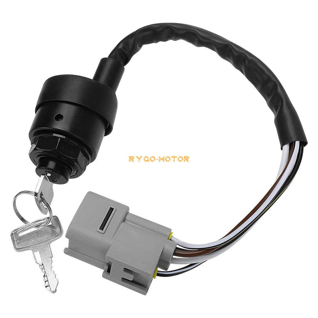 Ignition Key Switch 27005-1244 for Kawasaki Mule 3000 3010 3020 (2001–2008)