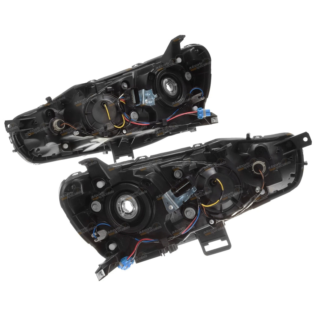 LH+RH Halogen Headlight Pair for Mitsubishi Lancer CJ (2007–2015)