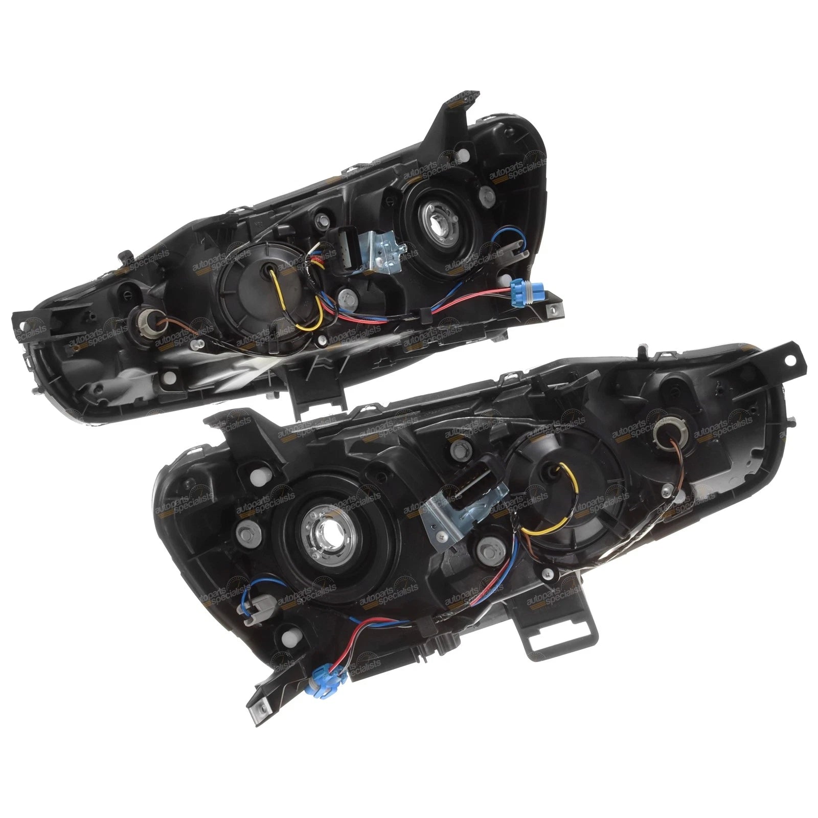LH+RH Halogen Headlight Pair for Mitsubishi Lancer CJ (2007–2015)
