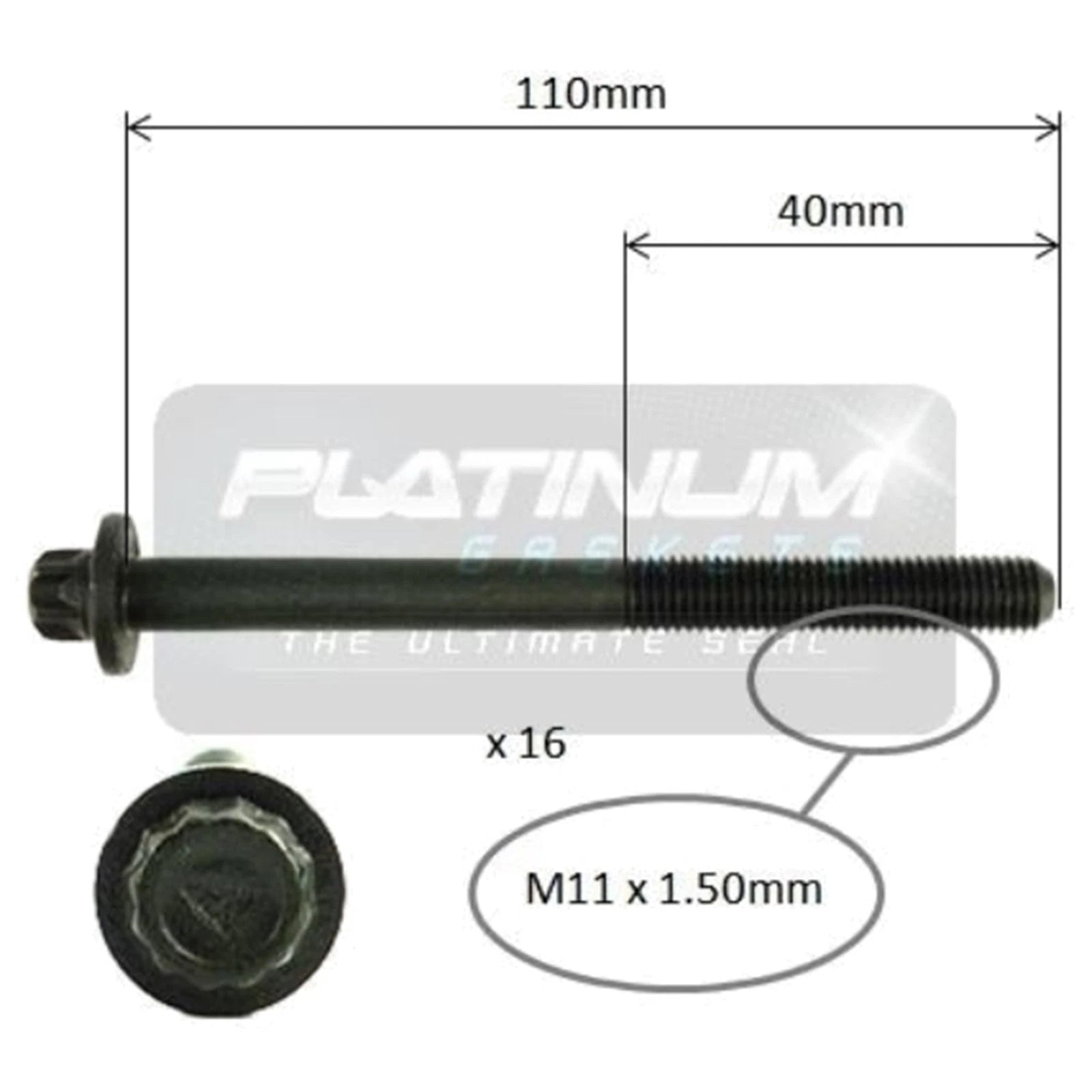Engine Cylinder Head Bolt Set for Lexus ES300 (1999–2005) 1MZ-FE
