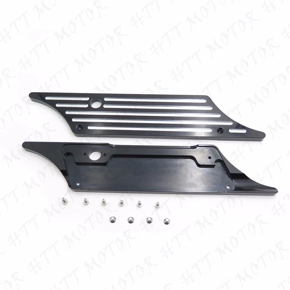 Edge Cut Saddlebag Latch Cover Kit for Harley Touring Electra Glide (2014–2023)
