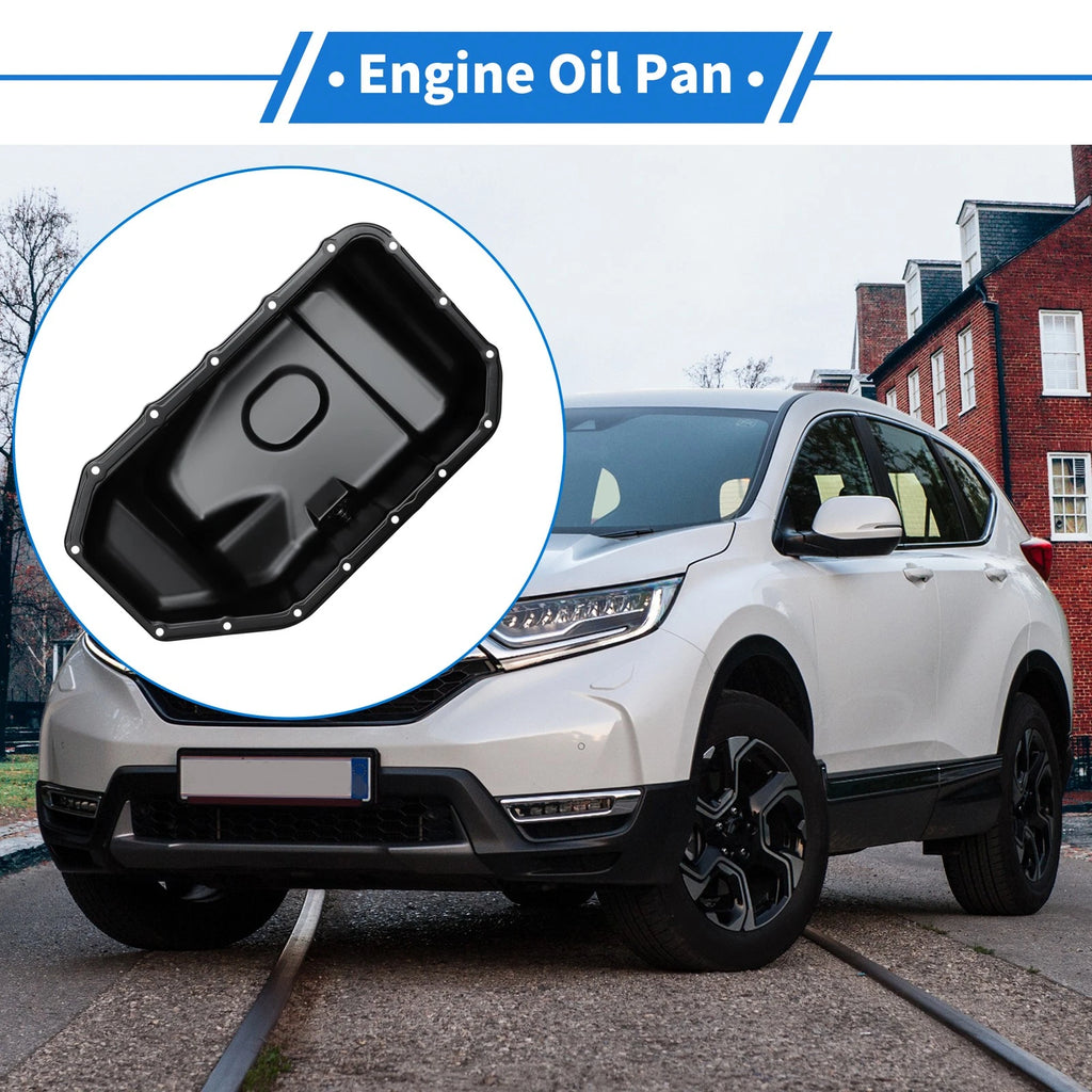 Engine Oil Pan Replacement for Honda CR-V (2002–2006) Steel Black