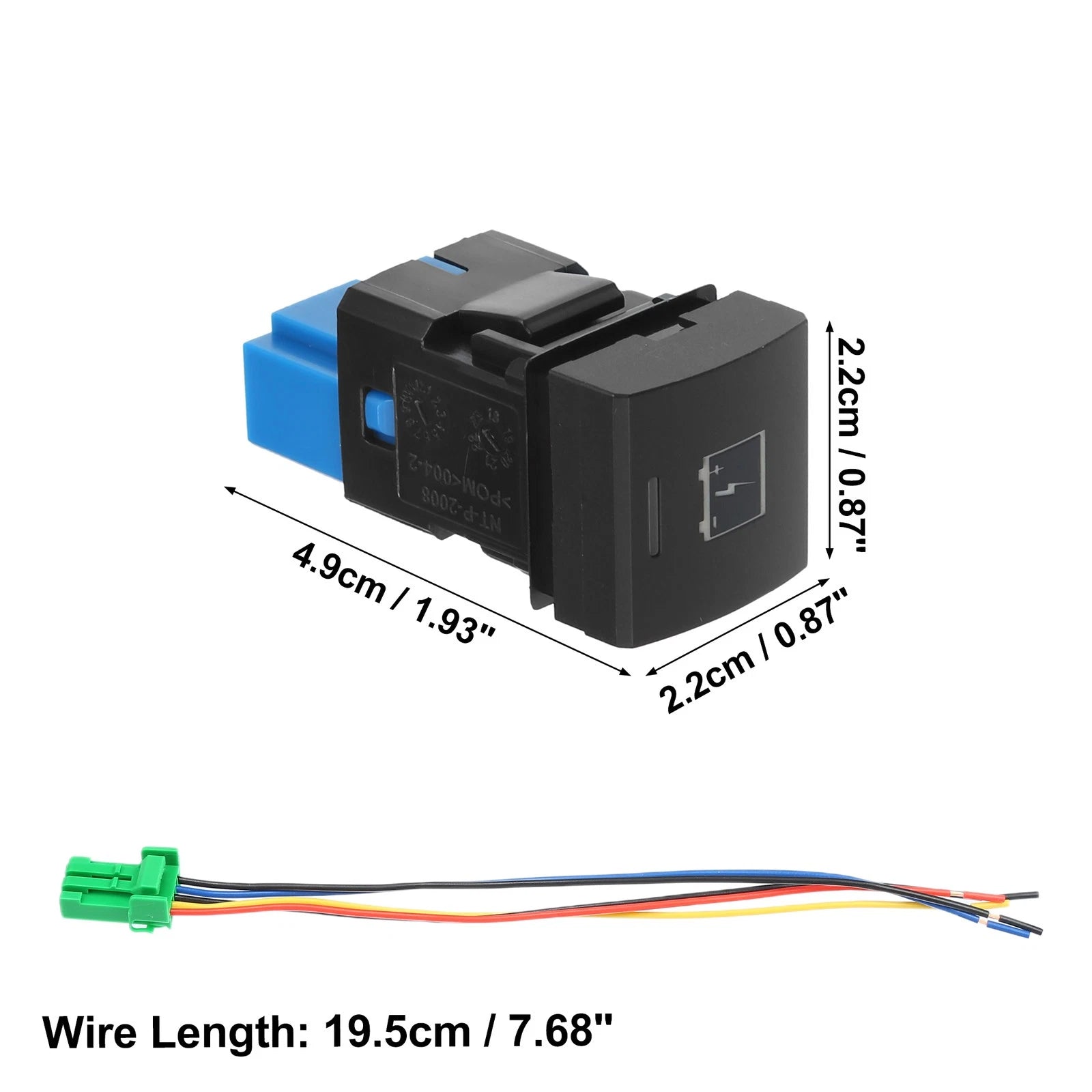 Battery Switch Hole Expansion Port with Wire Replacement for Toyota Vehicles