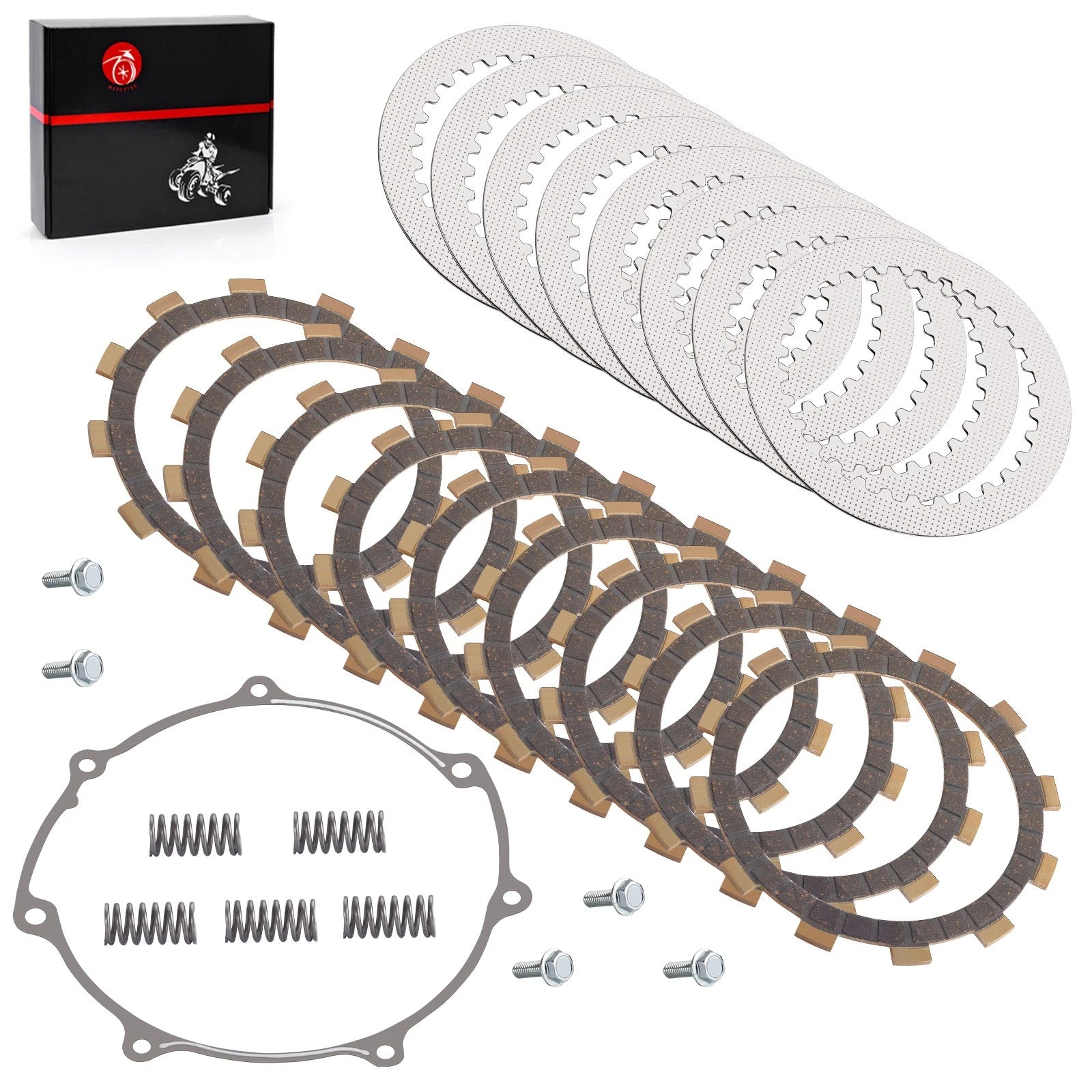 Clutch Friction Steel Plates Springs Kit for Yamaha WR250F YZ250F (2001–2013)
