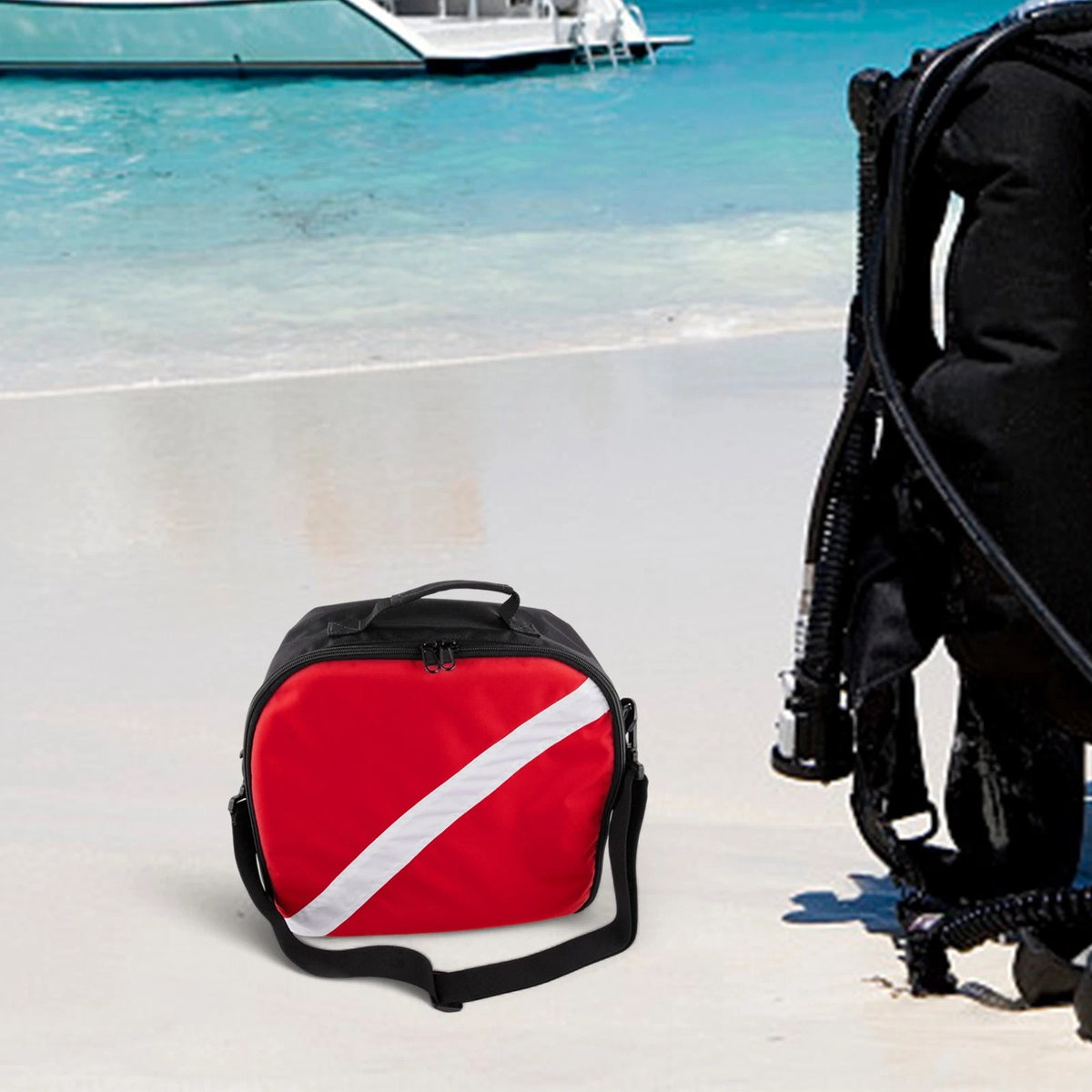 Padded Lockable Carrying Bag for Scuba Diving Storage Solution