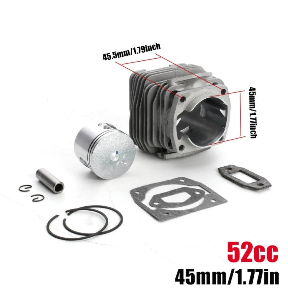 2 Cycle Cylinder Kit for Chainsaw 40F 44F 52CC 58CC