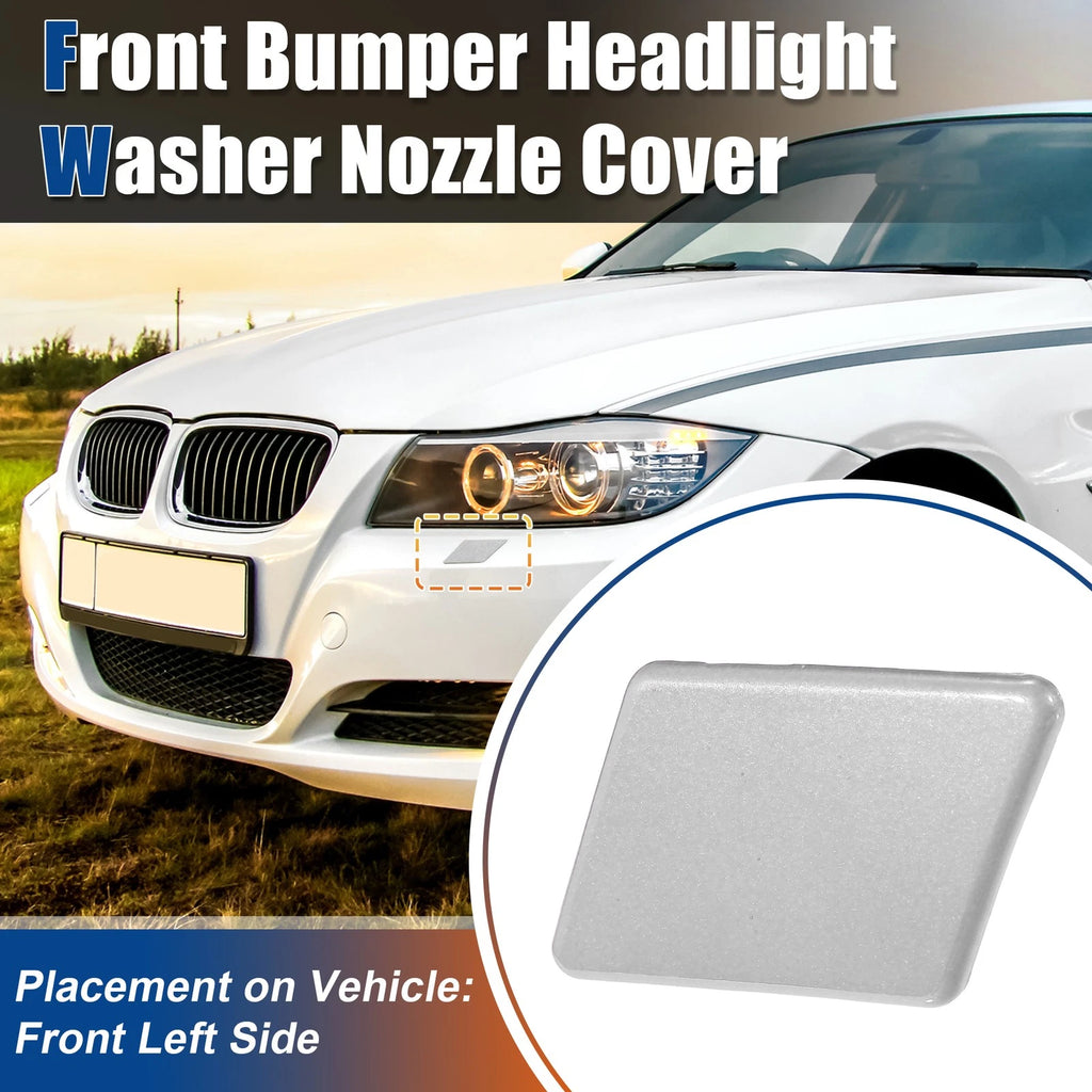 Left Side Front Bumper Washer Nozzle Cover for BMW E90 E91 (2006–2012)