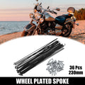 Bicycle Spoke Replacement Kit with Nipples for Most Bikes (230mm 14G)