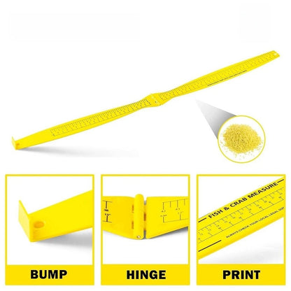 32 Inch Foldable Measuring Plate for Fish and Crab Measurement