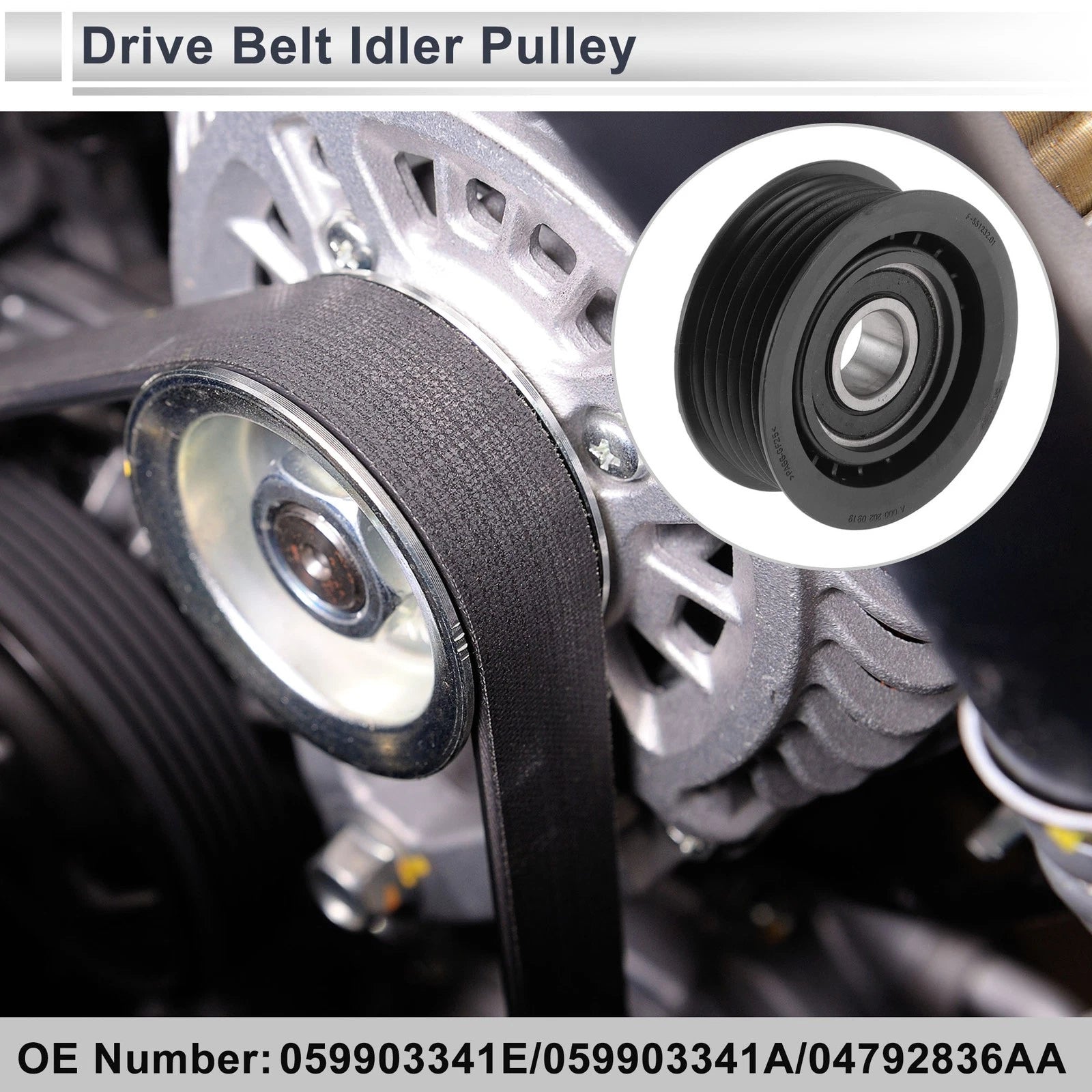 Serpentine Belt Idler Pulley Replacement for Chevrolet Cobalt (2005–2007)