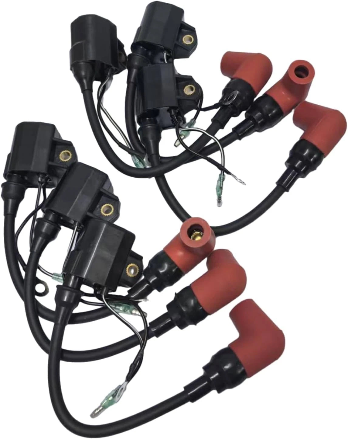 Set of 6 Ignition Coil Assemblies for Yamaha Marine (6R3-85570-00-00, 18-5128)