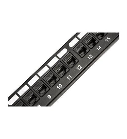 Patch Panel for ICC ICMPP24CP6 (Feed-thru, Cat 6, 24 Ports)