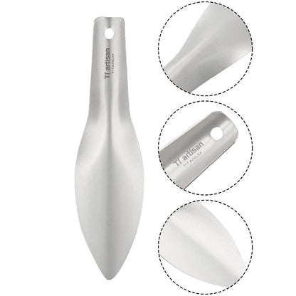 Titanium Shovel Trowel for Backpacking with Storage Sack