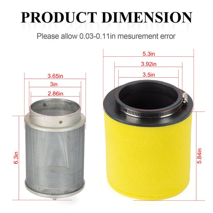Air Filter + Cage for Honda TRX450R TRX 450 R (2004–2005) 17211-HP1-000