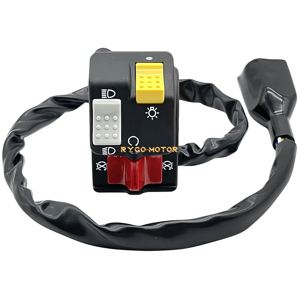 Left Handlebar Light Kill Start Switch for Honda ATC200X ATC250R (1983–1986)