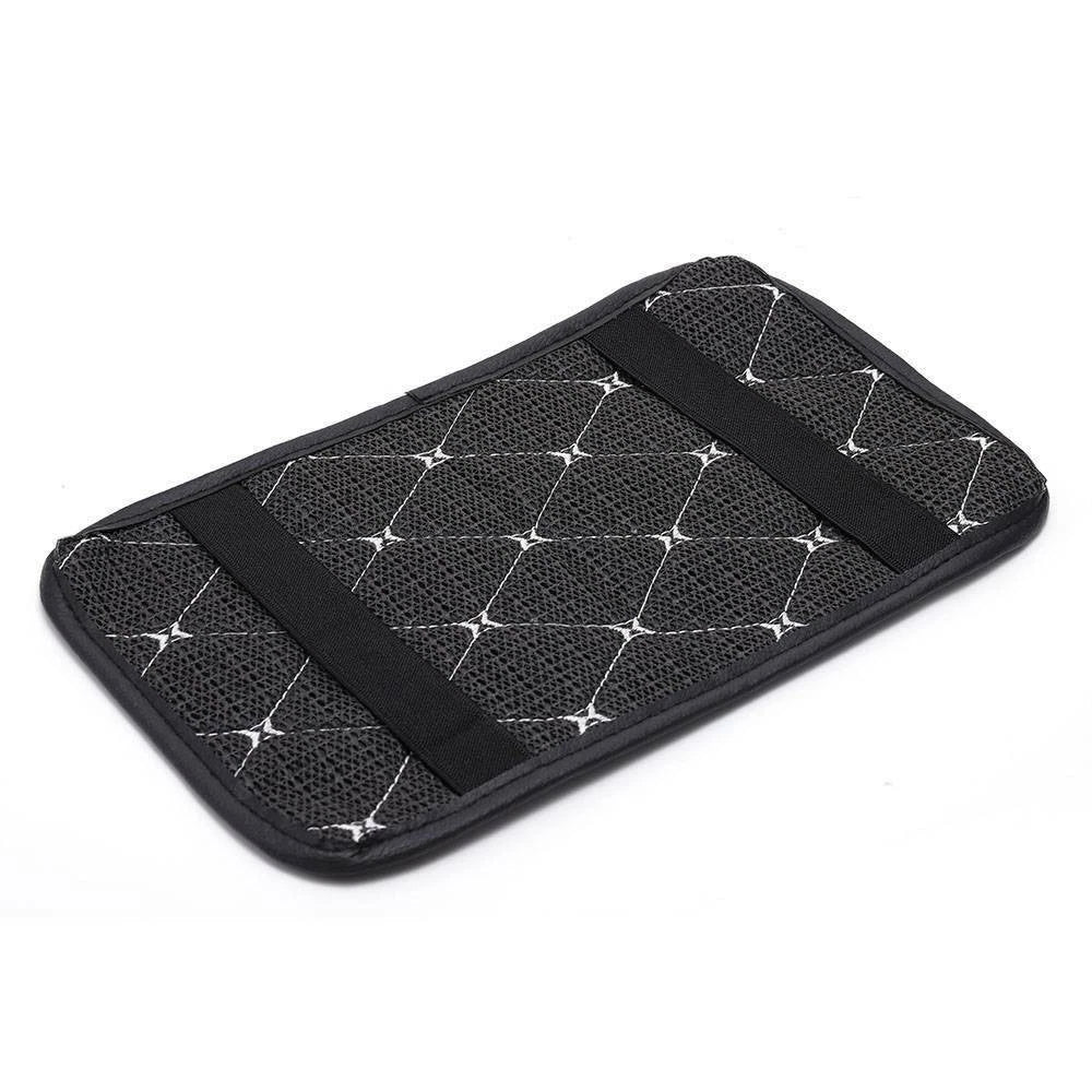Armrest Pad Cover for Car Center Console (Adjustable, PU Leather)