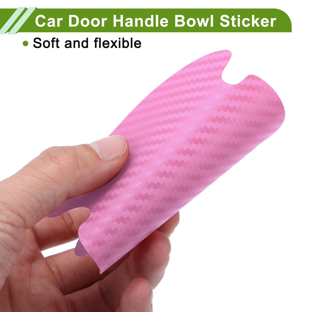 Car Door Cup Protector Sticker for Universal Fit (92x98mm) - Pink