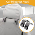 2 Pcs Universal Car Seat Headrest Hook for Hanging Purses (Multicolor)