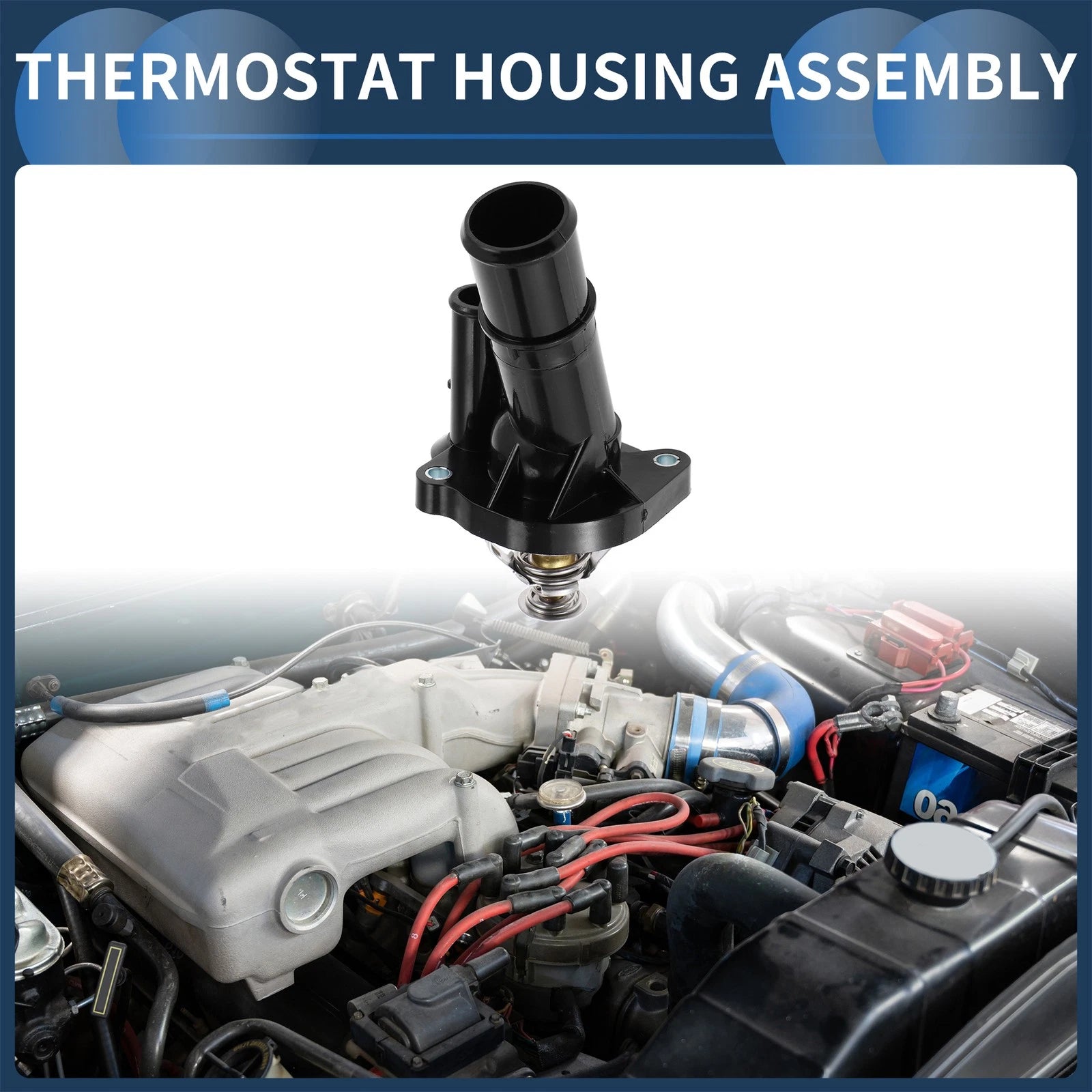 Engine Coolant Thermostat Housing Assembly for Mazda 3 S Hatchback 07-13