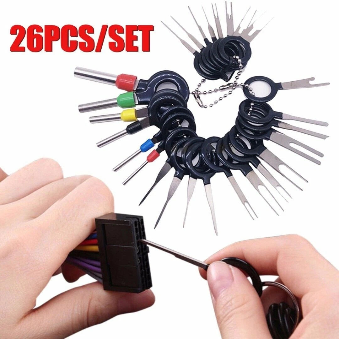 Set of 2 Terminal Removal Hand Tools for Wire Extractor Puller
