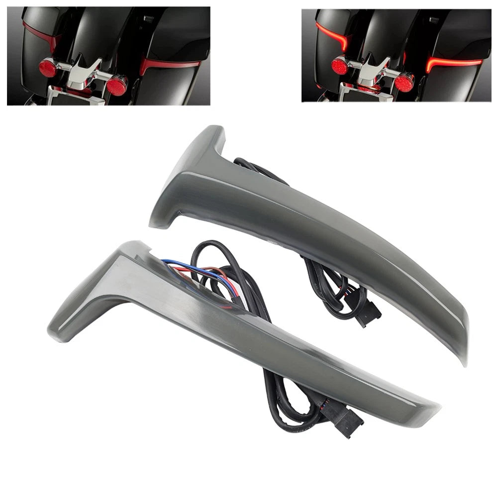 Rear Saddlebag Lights Smoke For INDIAN Challenger 2021-2024