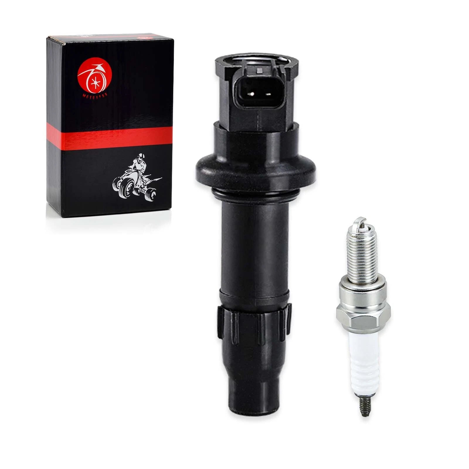 Ignition Coil & Spark Plug for Yamaha YZ450F (2003–2009) WR450F (2003–2011) YFZ450 (2004–2013)