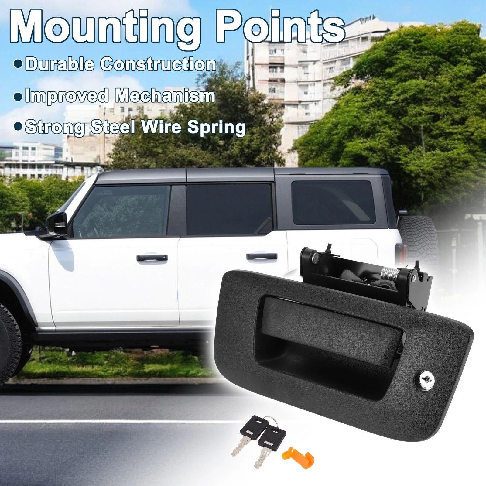Tailgate Handle Bezel for GMC Sierra & Chevrolet (Key Hole)