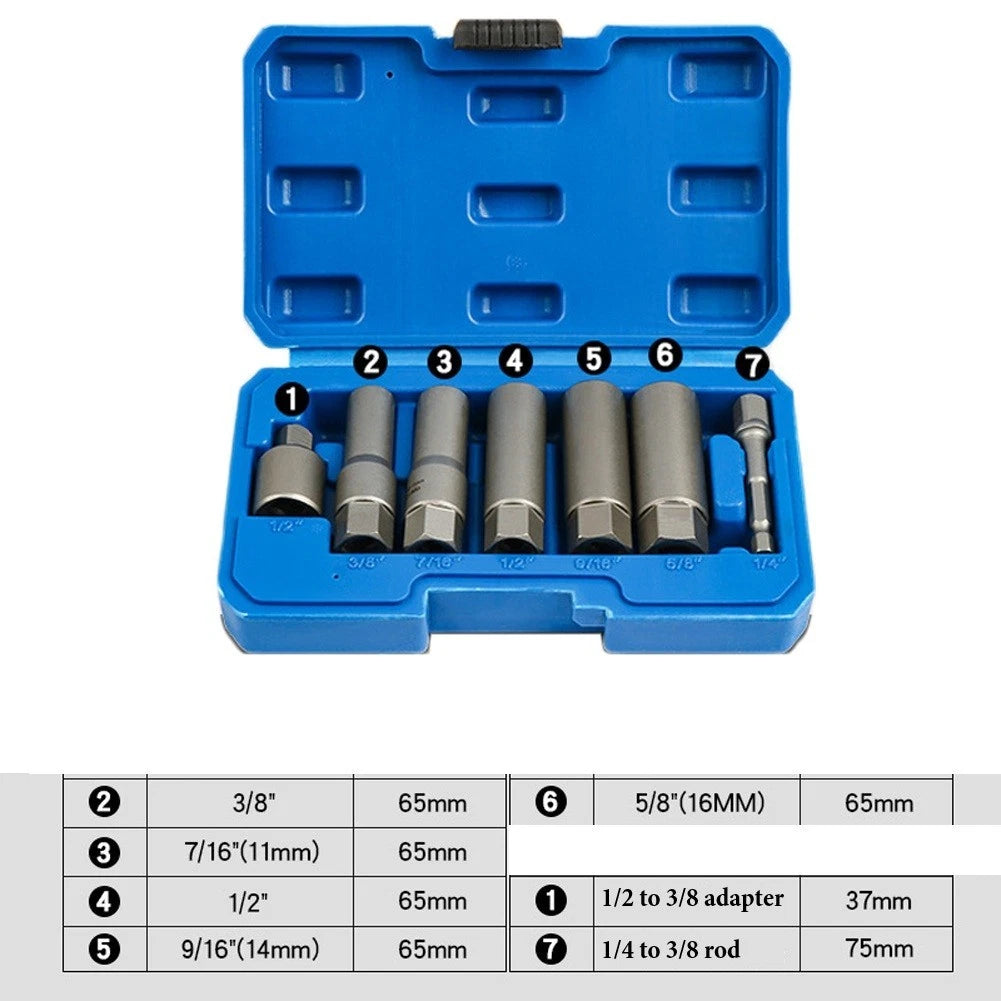 711Pc Deep Socket Set for Effective Extraction