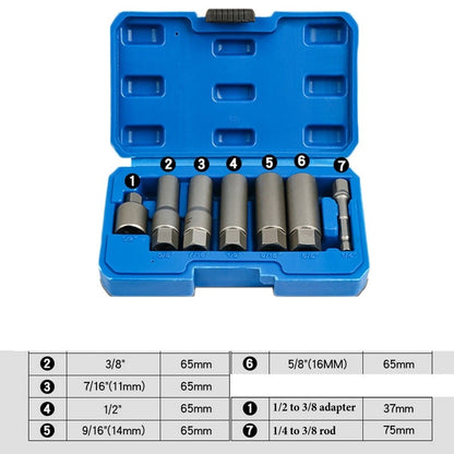 711Pc Deep Socket Set for Effective Extraction