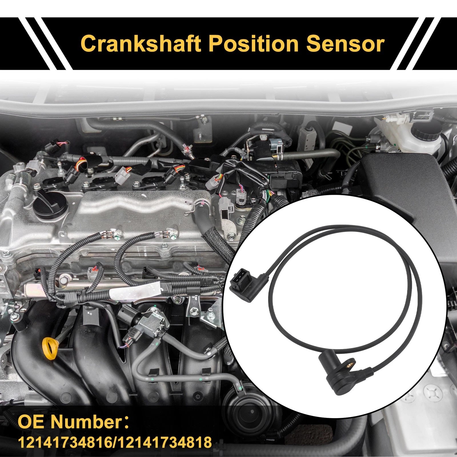 Crankshaft Position Sensor Replacement for BMW 3 Series E36 318is (1992–1995)