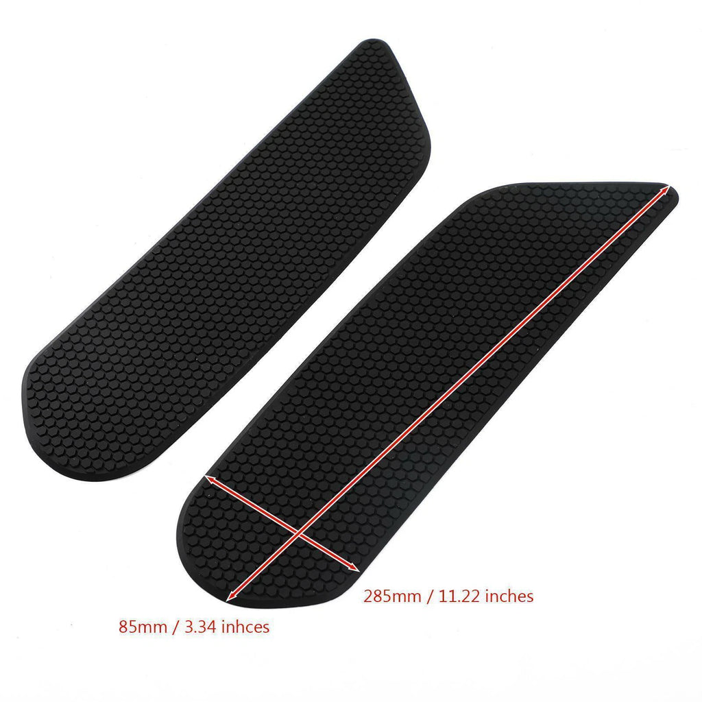 2X Tank Pads Traction Grips Protector for Kawasaki Z900 (2017–2023)