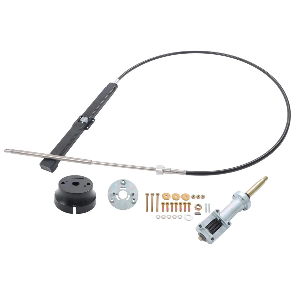 Back Mount Rack & Pinion Steering Cable Kit for SeaStar (8ft)