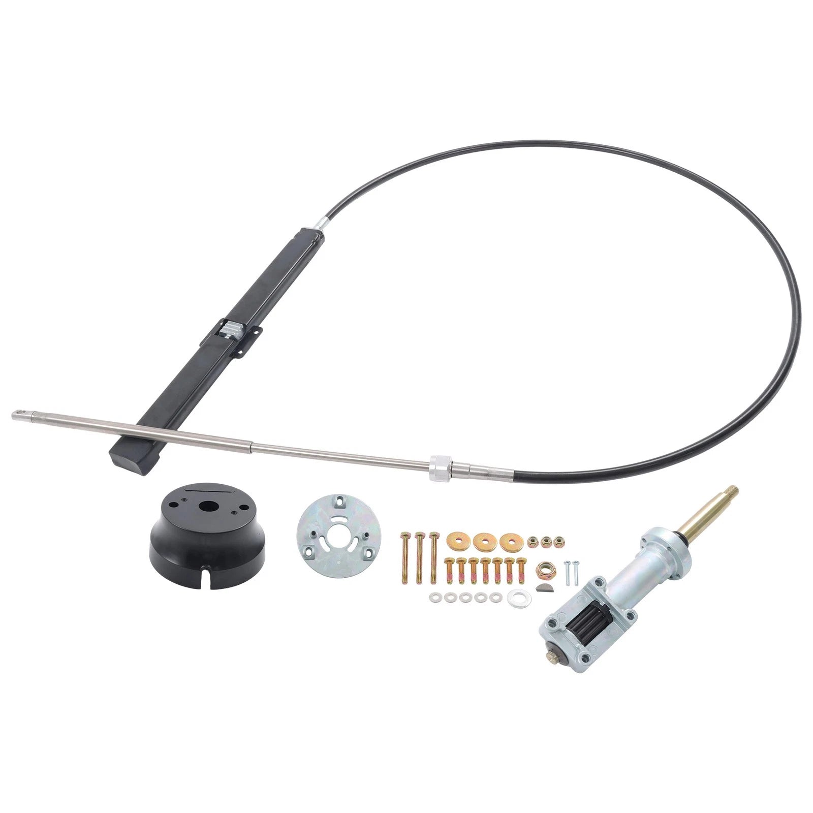 Back Mount Rack & Pinion Steering Cable Kit for SeaStar (8ft)