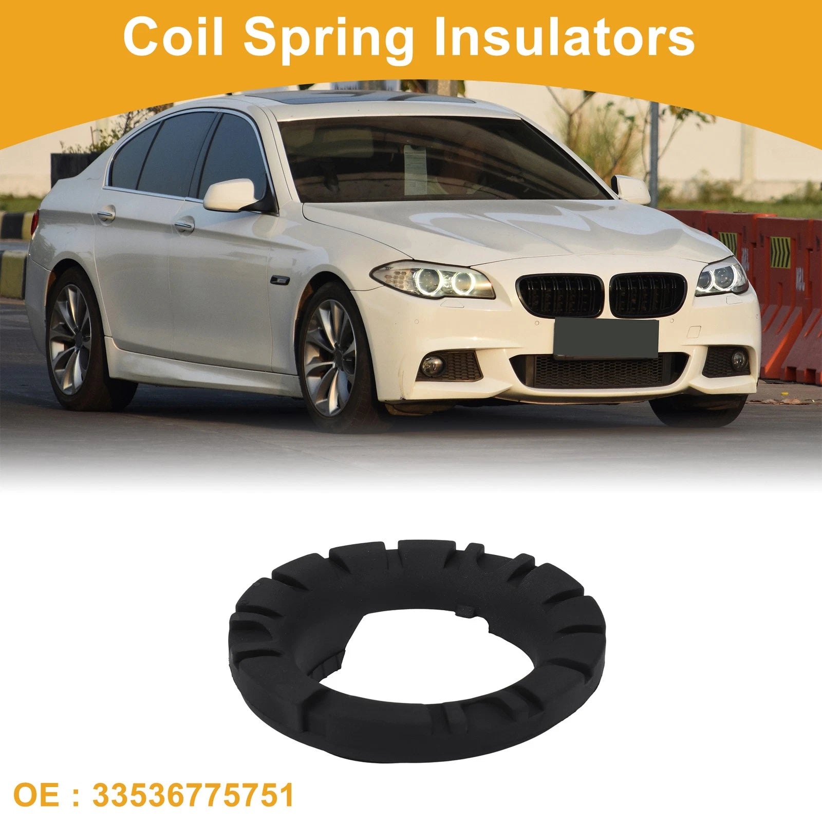 Upper Coil Spring Insulator Replacement for BMW F10 (2009–2013) Rubber 1pc