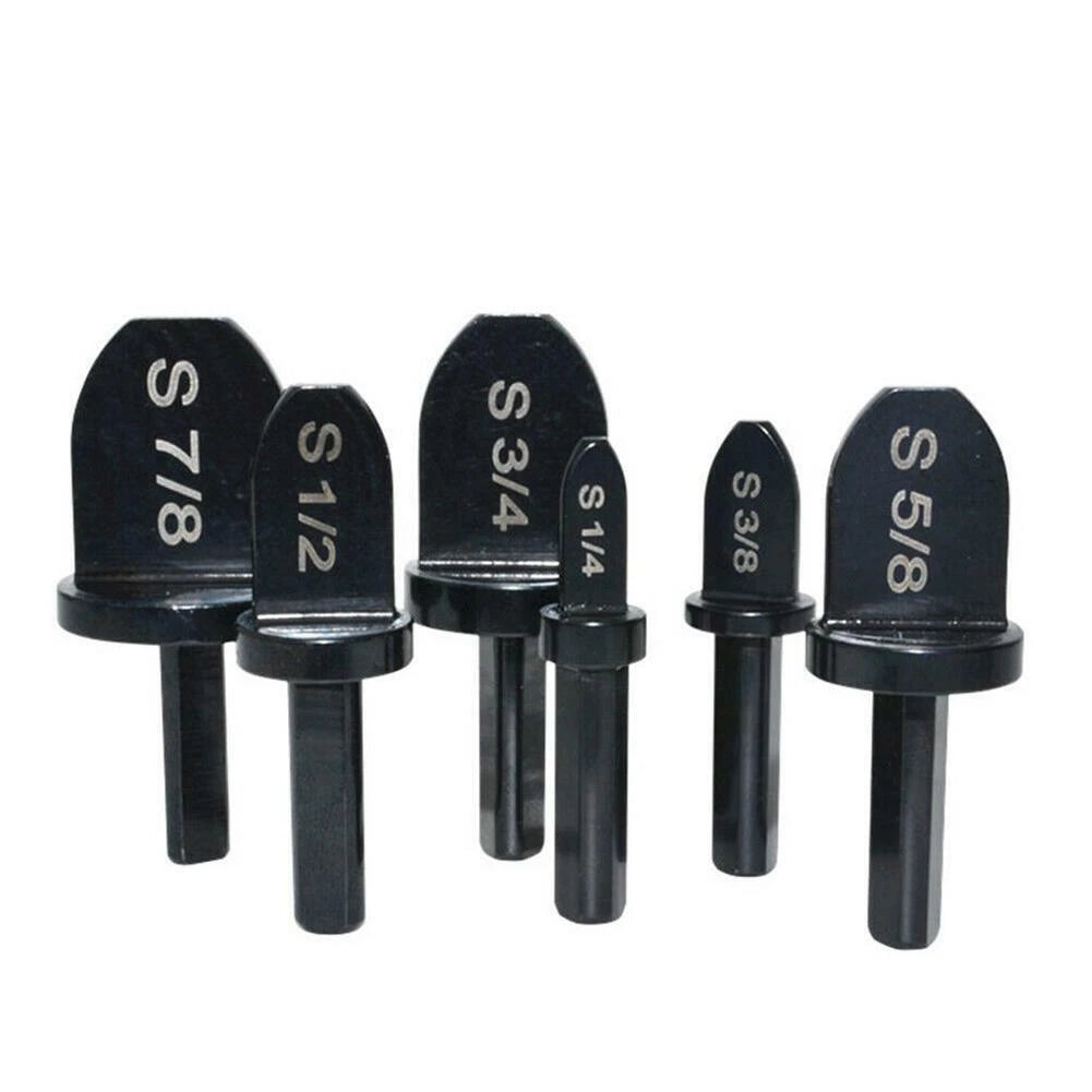 Set of 6 Air Conditioner Copper Tube Expander Swaging Tool Drill Bit