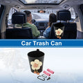 Car Trash Can for Universal Use (1 Pc) - Oval Five-Petal Flower Design