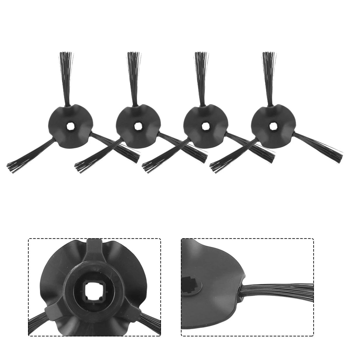 4X Side Brushes for Shark RV2310 RV2310AE (Robot Vacuum Cleaner)