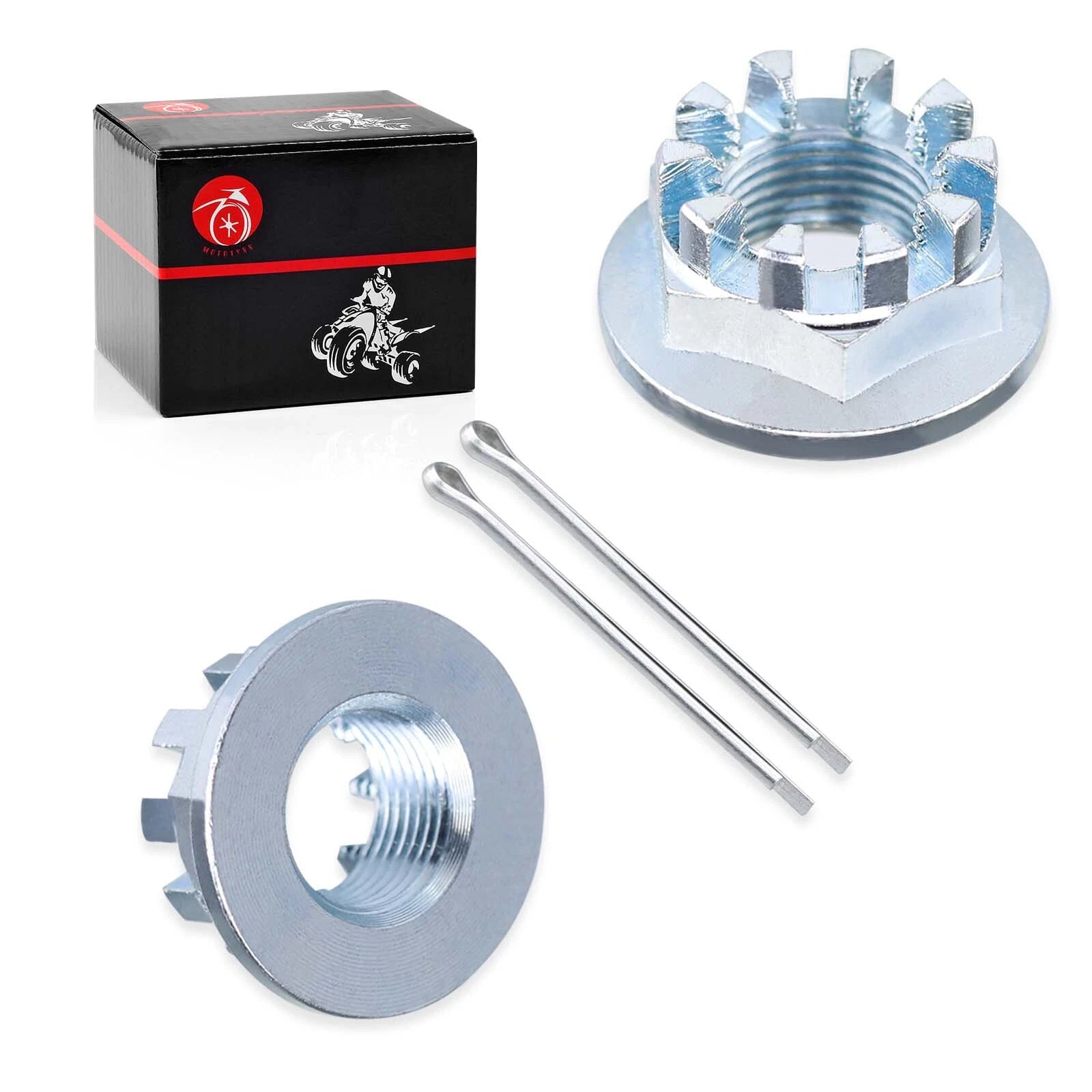Rear Wheel 18mm Castle Nut & Pin for Honda TRX300 TRX350TM TRX420TM TRX500TM (1993–2023)